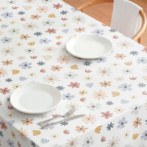 Nappe anti-taches FLORETTE MULTICOLORE - enduite