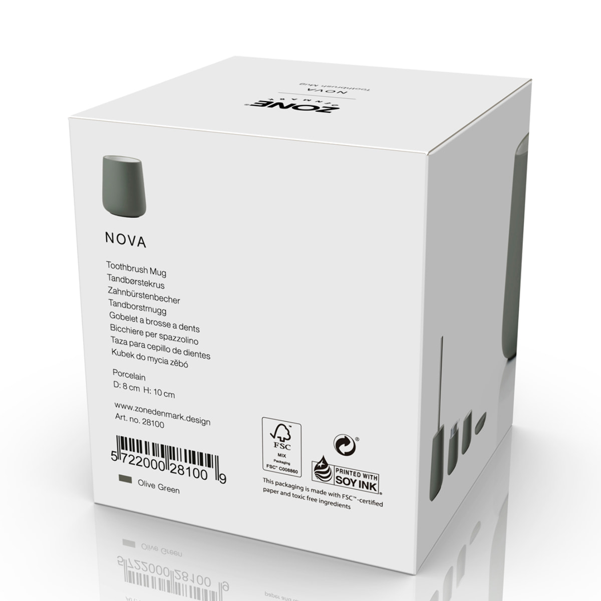 Gobelet pour brosse à dents Nova