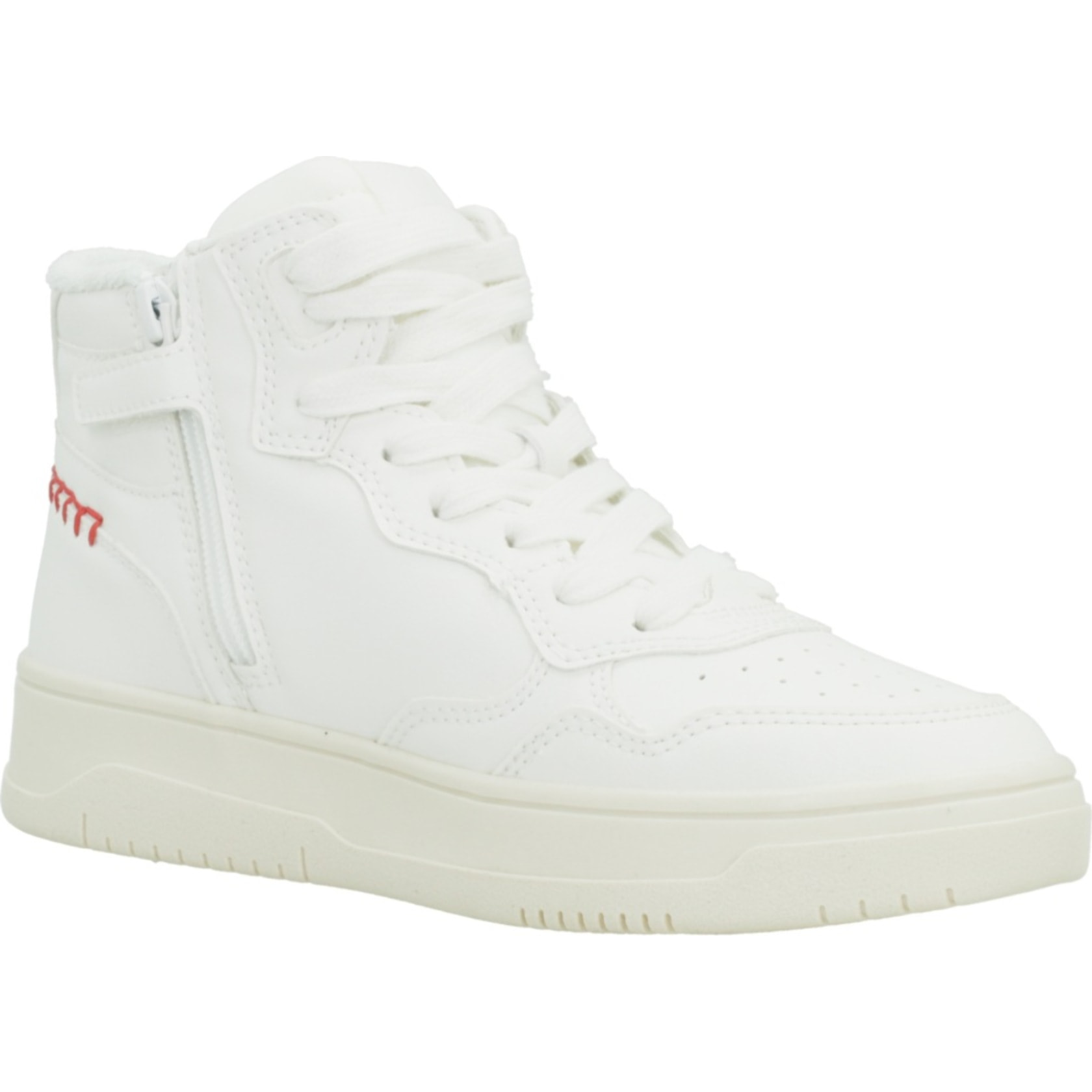 Botines Niño de la marca GEOX  modelo J LESTRELLA GIRL BLANCO