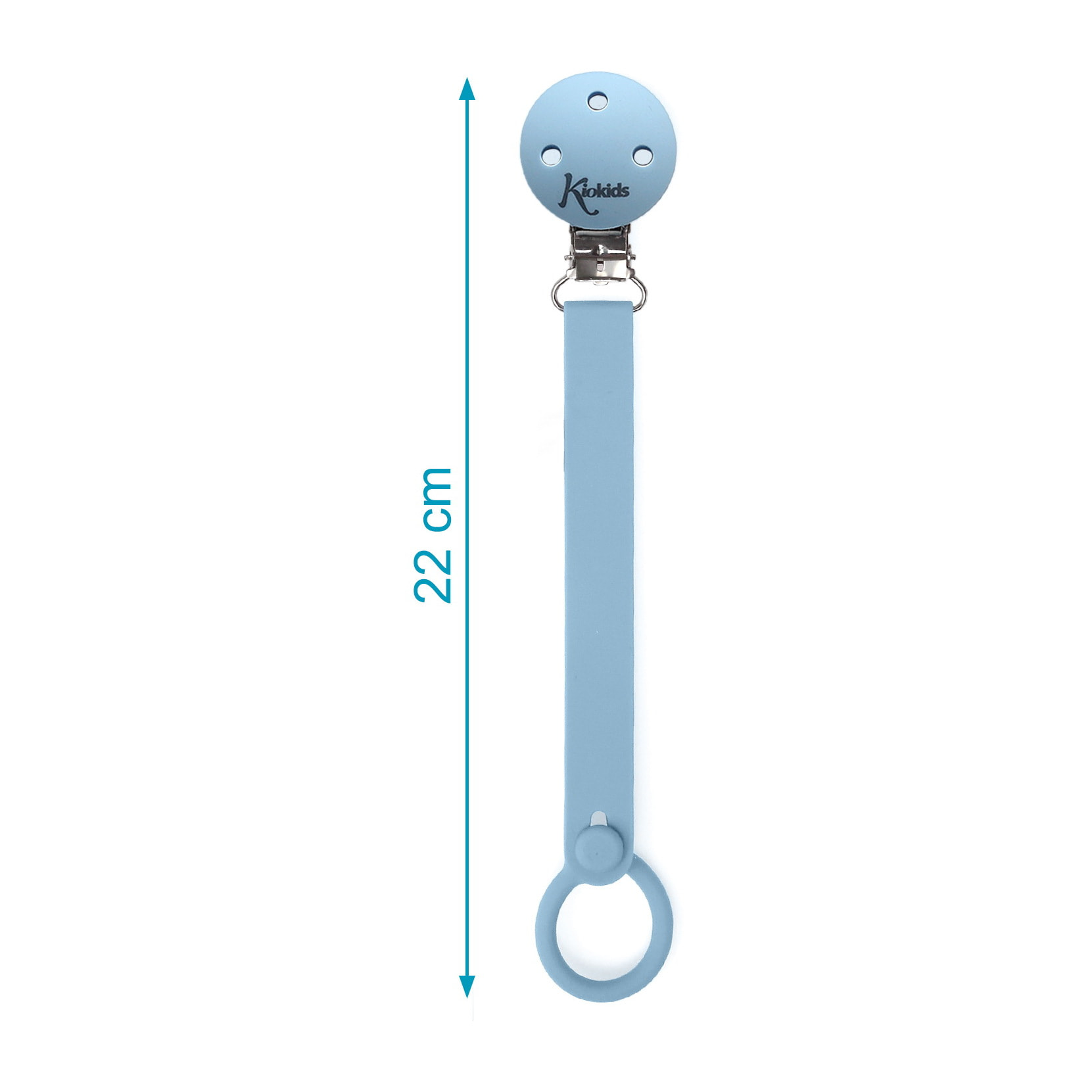 SUJETACHUPETES PINZA SILICONA AZUL