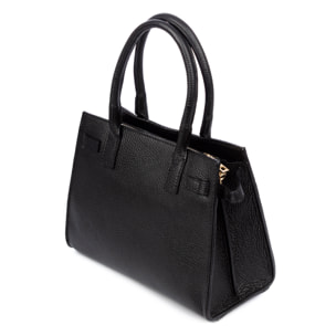 Banari borsa tote donna. Pelle autentica finitura Dollaro.