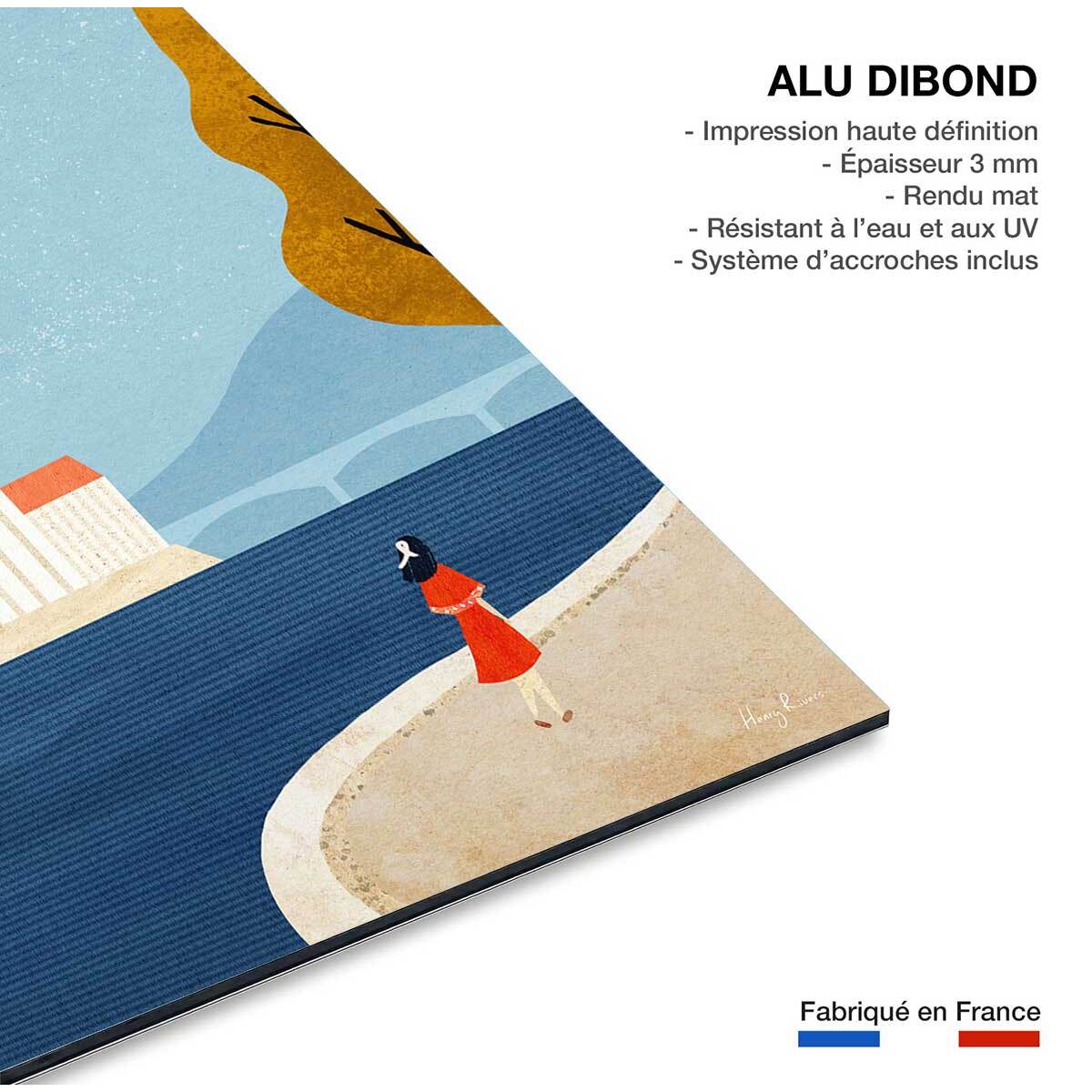 Tableau ville budapest  Tableau alu Dibond