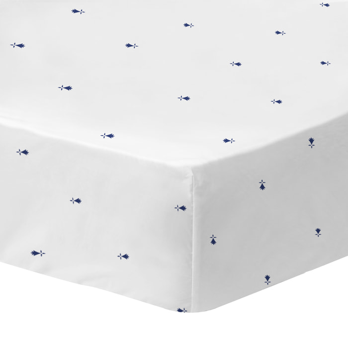 Drap-housse imprimé 100% coton, Bretagne BREIZH