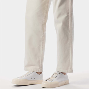 Superga - Zapatillas Unisex Blanco - 2432 WORKS LOW CUT COTTON CANVAS