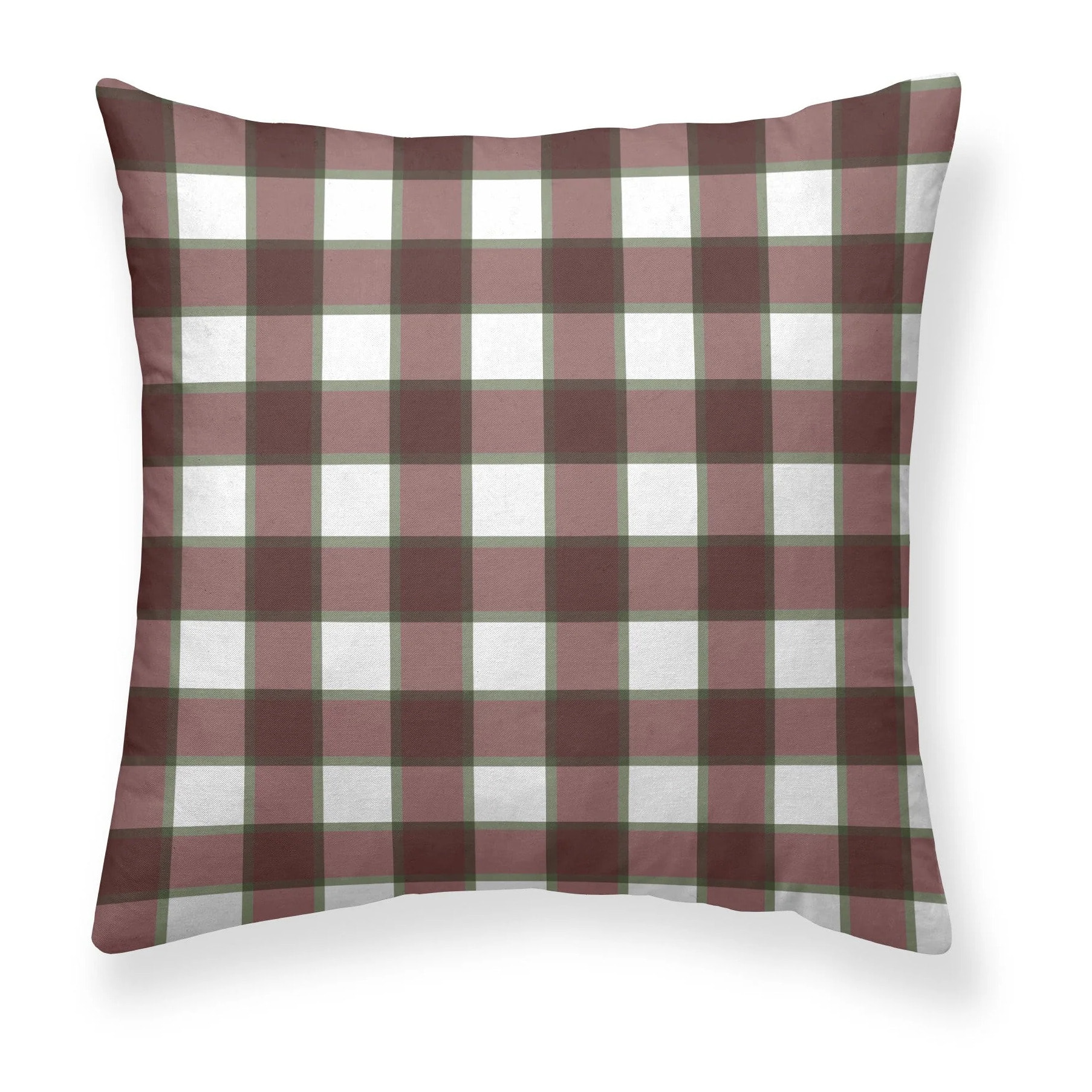 Taie d'oreiller 100% coton Xmas Vichy Grande