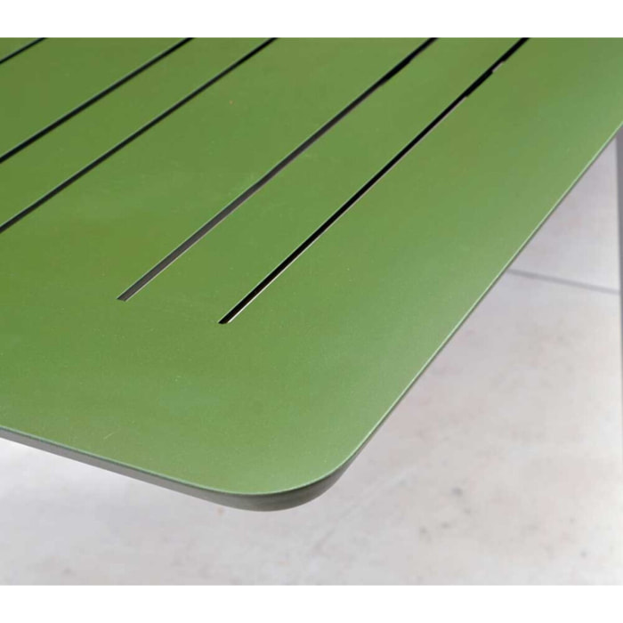 Ensemble table et chaises de jardin  - Vert Mélèze - NAIROBI