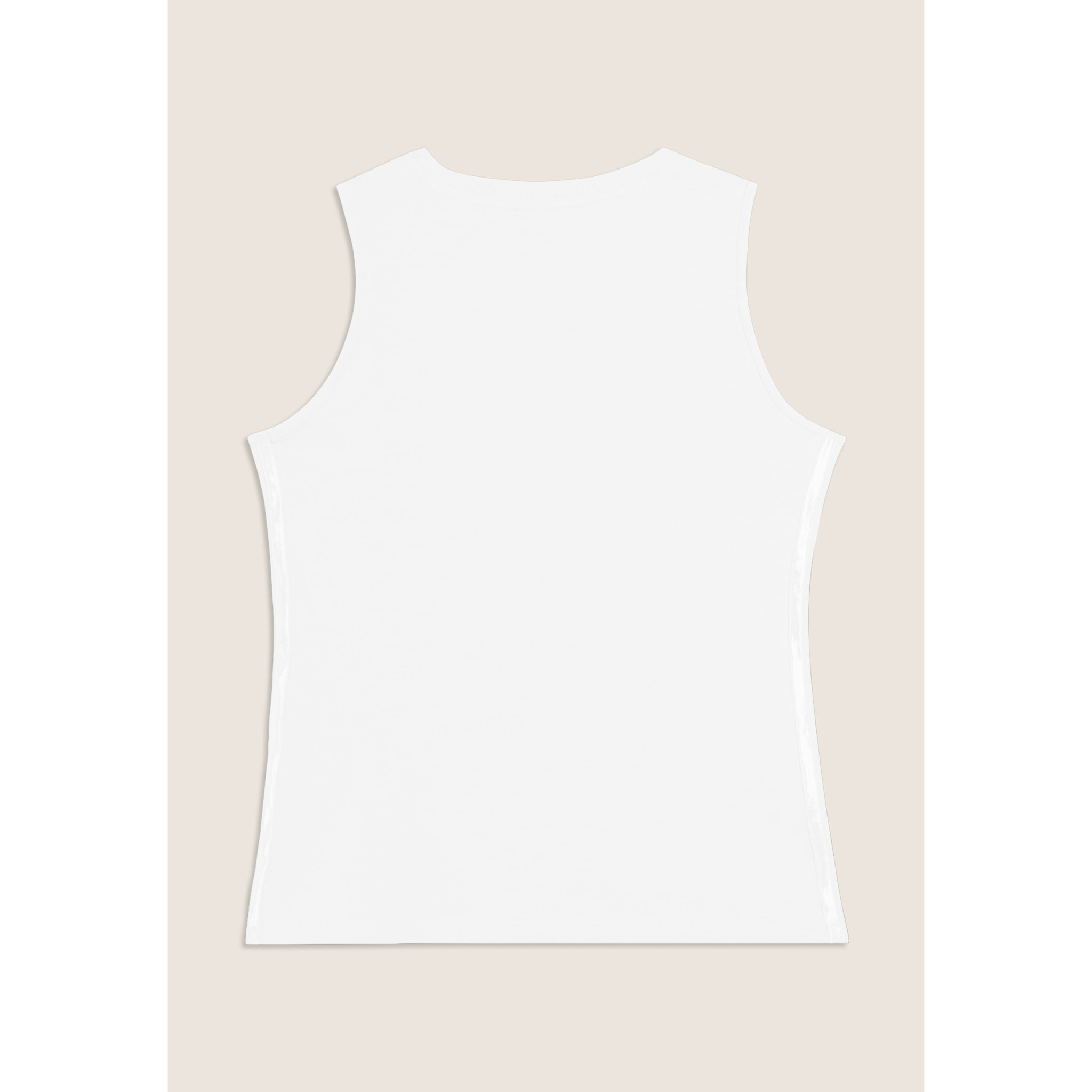 Canotta Regular con Logo FREDDY e Inserti Elastici