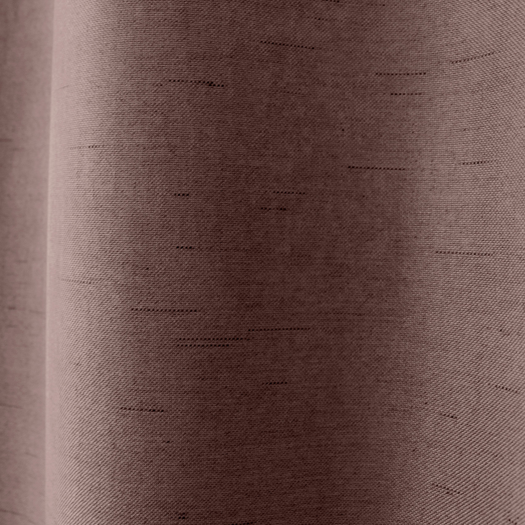 Rideau occultant uni et fileté - Marron glacé