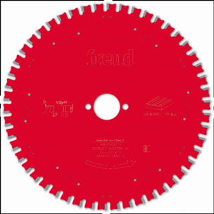 Lame pour scie circulaire portative FREUD - Ø235 2,2/1,8 AL30 Z50 TPB 0° - F03FS09857