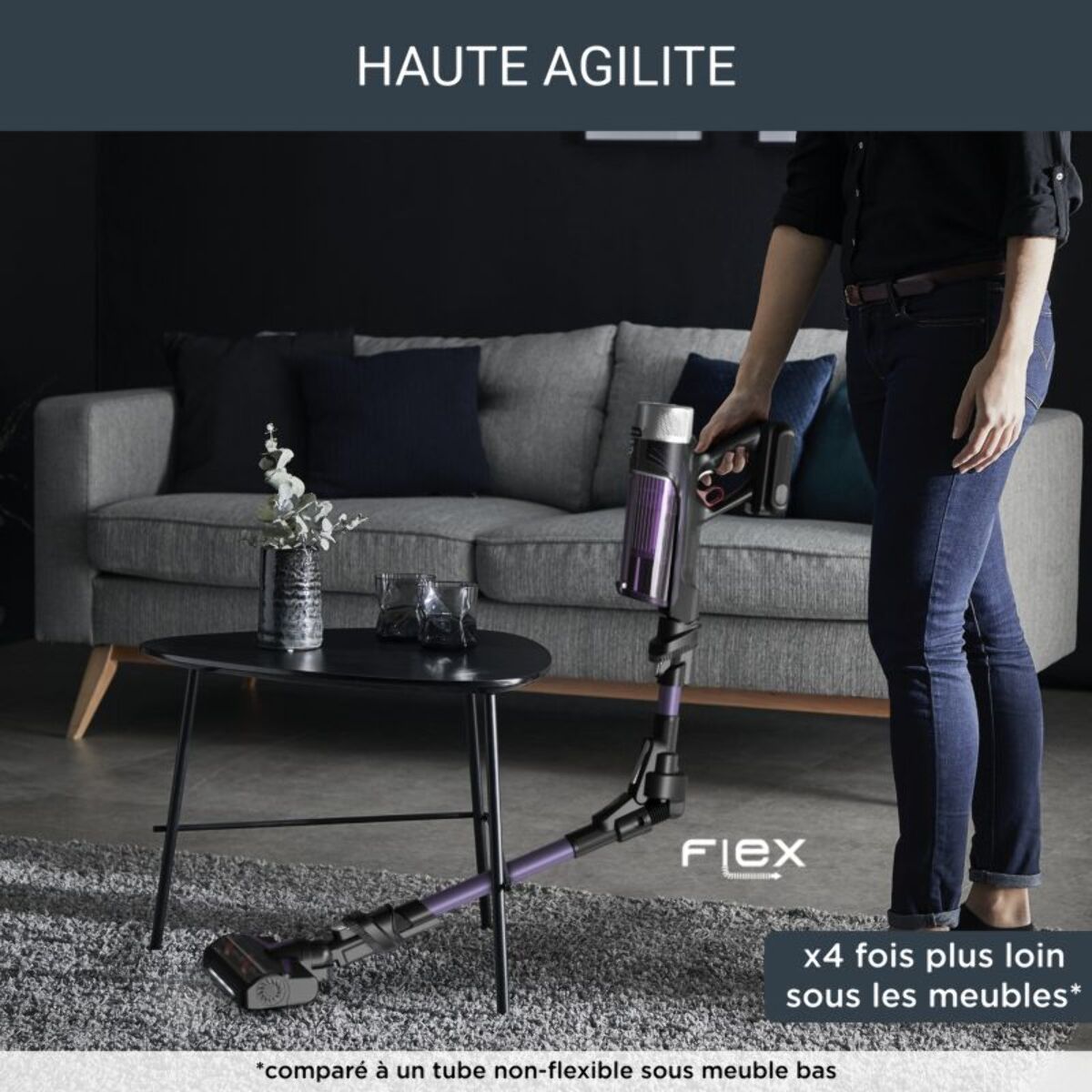 Aspirateur balai ROWENTA X Force Flex 9.60 Kit Allergie RH2039WO