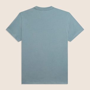 T-shirt in jersey con stampa logo tono su tono