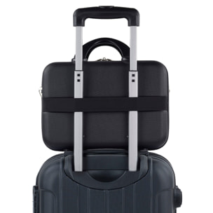 Juego De Maletas Rígidas Abs Itaca Havel Negro