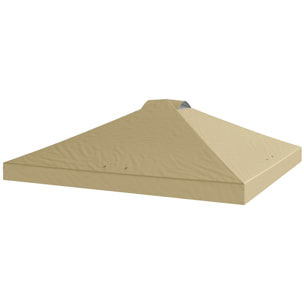 Toile de rechange tonnelle barnum 3x3m polyester imperméable UV50+ acre