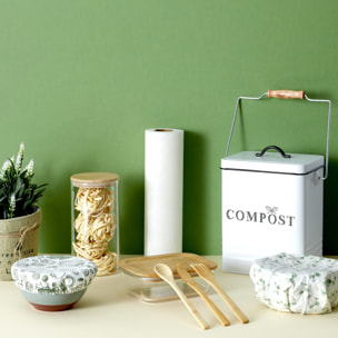 Poubelle De Compostage En Metal 5l