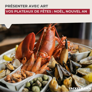 Plateau pour fruits de mer 35 cm Fackelmann Spécialités Culinaires