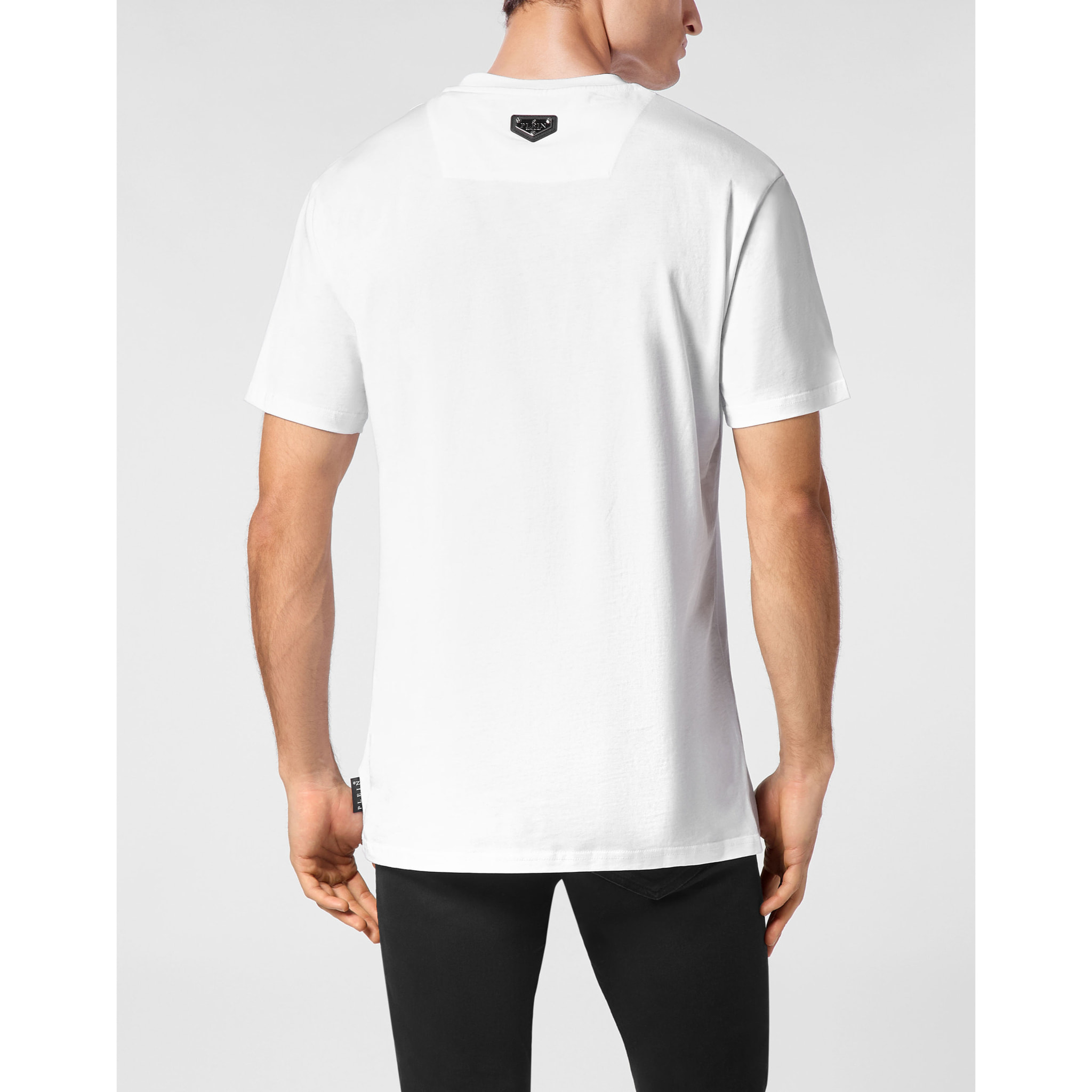 PHILIPP PLEIN T-Shirt Round Neck CHROME