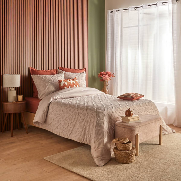 Parure de lit Amy 220x240cm beige