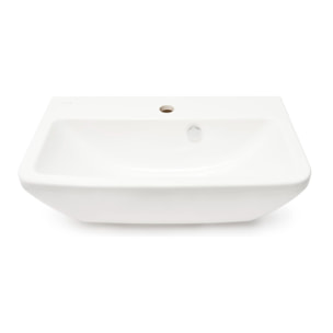 VitrA Integra lavabo suspendu 60 × 36 cm avec trou pour robinetterie au milieu, blanc