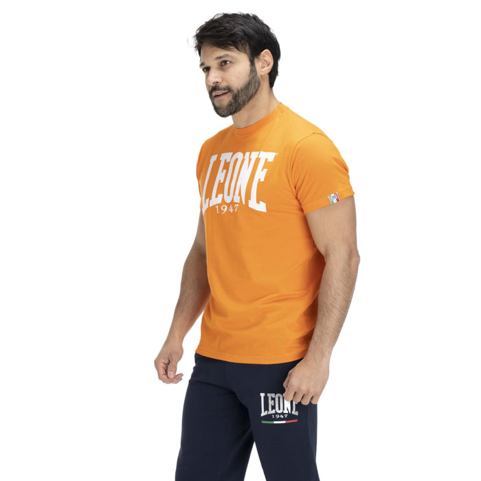 Camiseta de hombre Leone Basic de algodón de manga corta