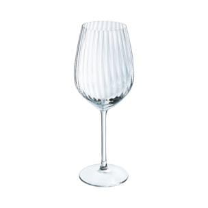 4 verres à pied 47 cl Serena Lines - Luminarc