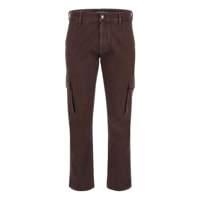 Pantalon - inspiration cargo - coton - marron
