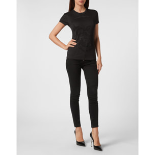 PHILIPP PLEIN T-Shirt Round Neck SKULL