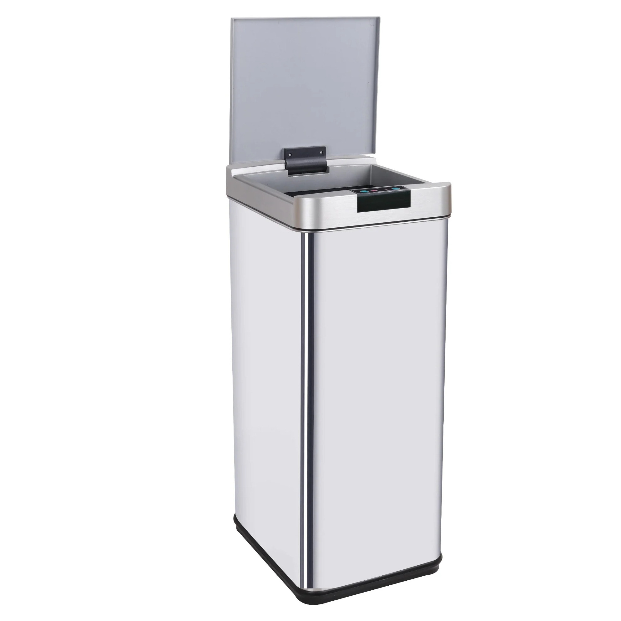 Poubelle automatique inox PARKSIDE argent 50L