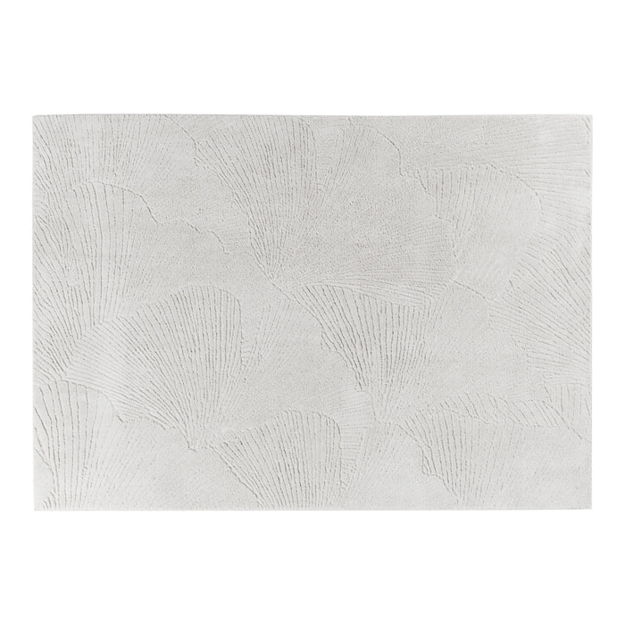 Tapis rectangulaire ivoire à motifs 160 x 230 cm SISSI