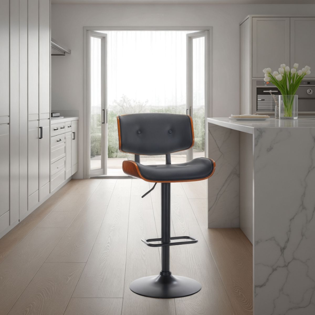 Tomasucci Tabouret noir d'Uppsala