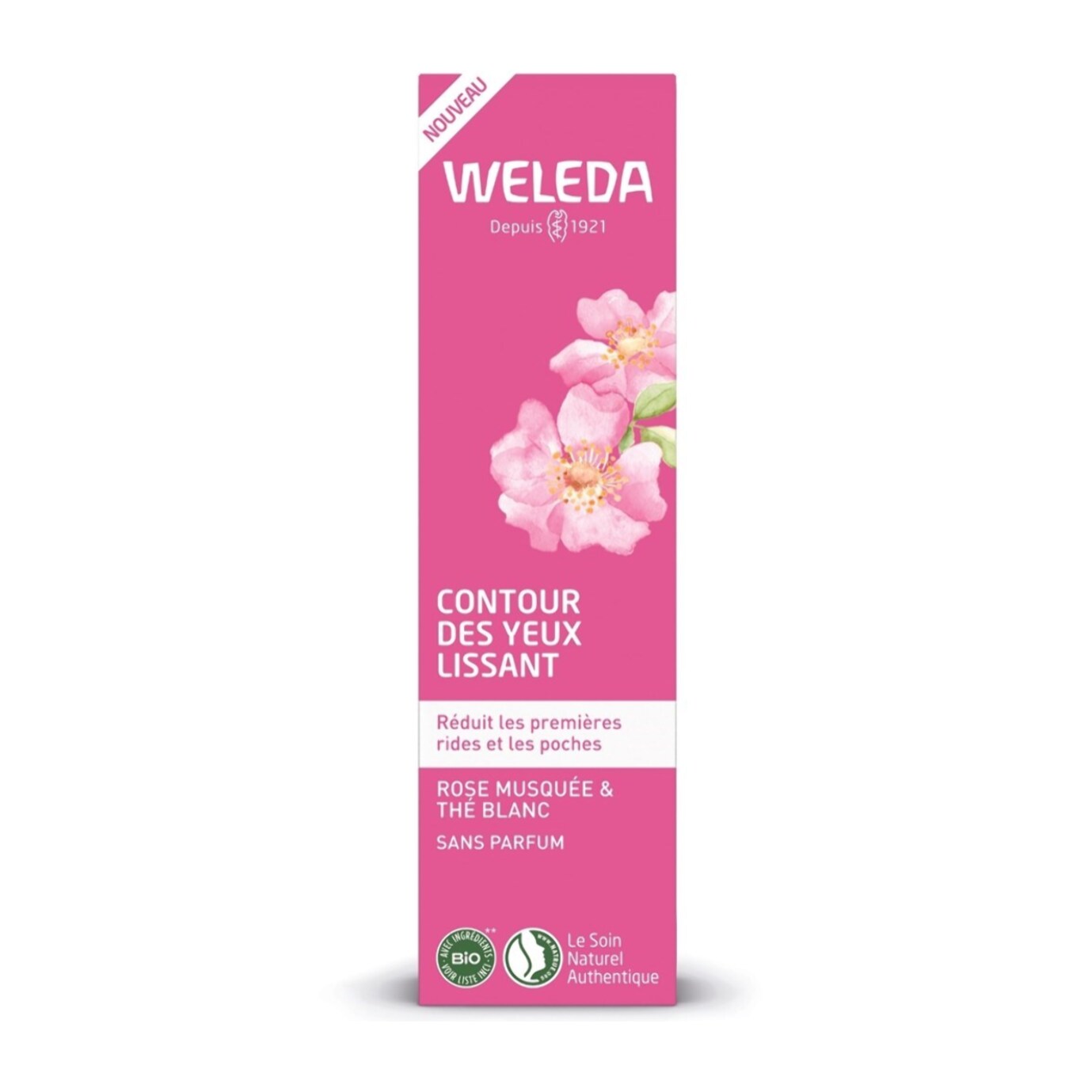 WELEDA - Lot Fluide lissant Rose musquée & Thé blanc et Contour des yeux