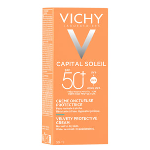 Capital Soleil SPF 50+ - Crème Visage Onctueuse Perfectrice de Peau 50 ml