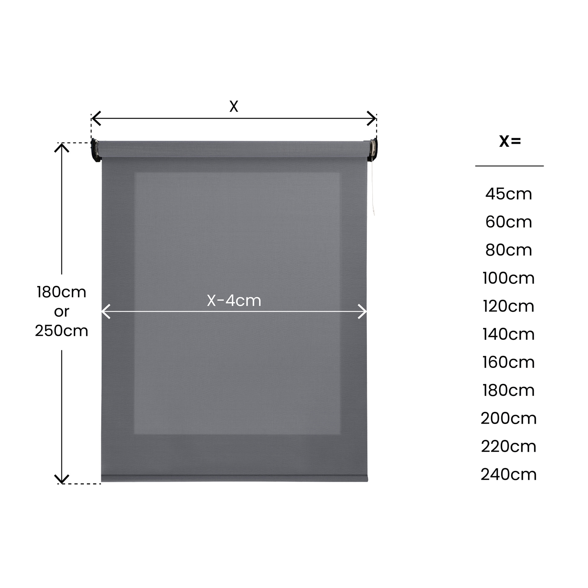 Estor motorizado SCREEN PRO Solar Grafito