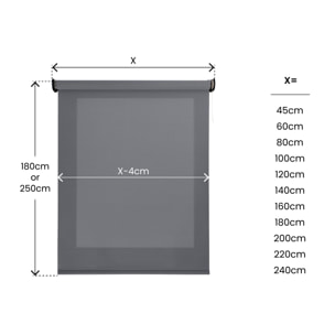 Estor motorizado SCREEN PRO Solar Grafito