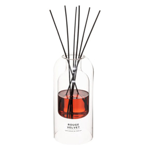 Diffuseur de parfum Ilan 500ml verre rouge velvet