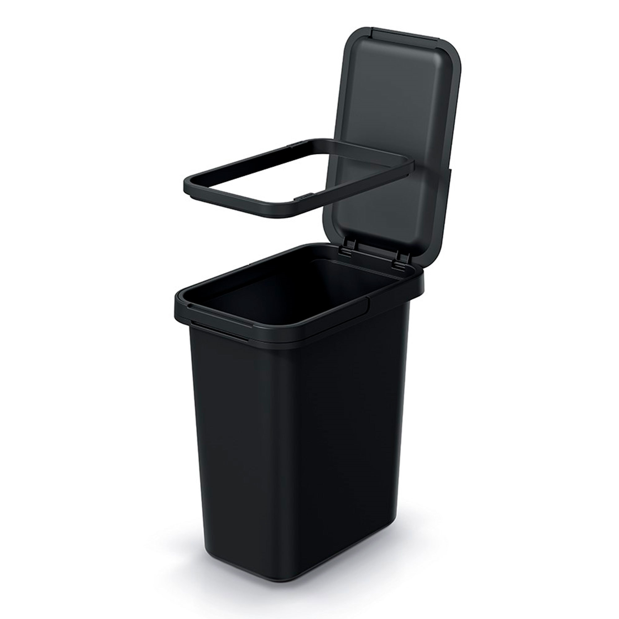 Sistema de reciclaje de 12l en color negro keden