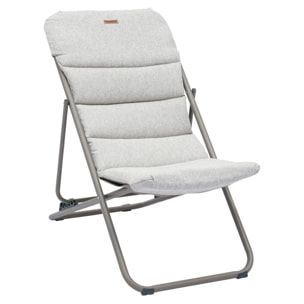 Chilienne de jardin empilable pliable Nillia café