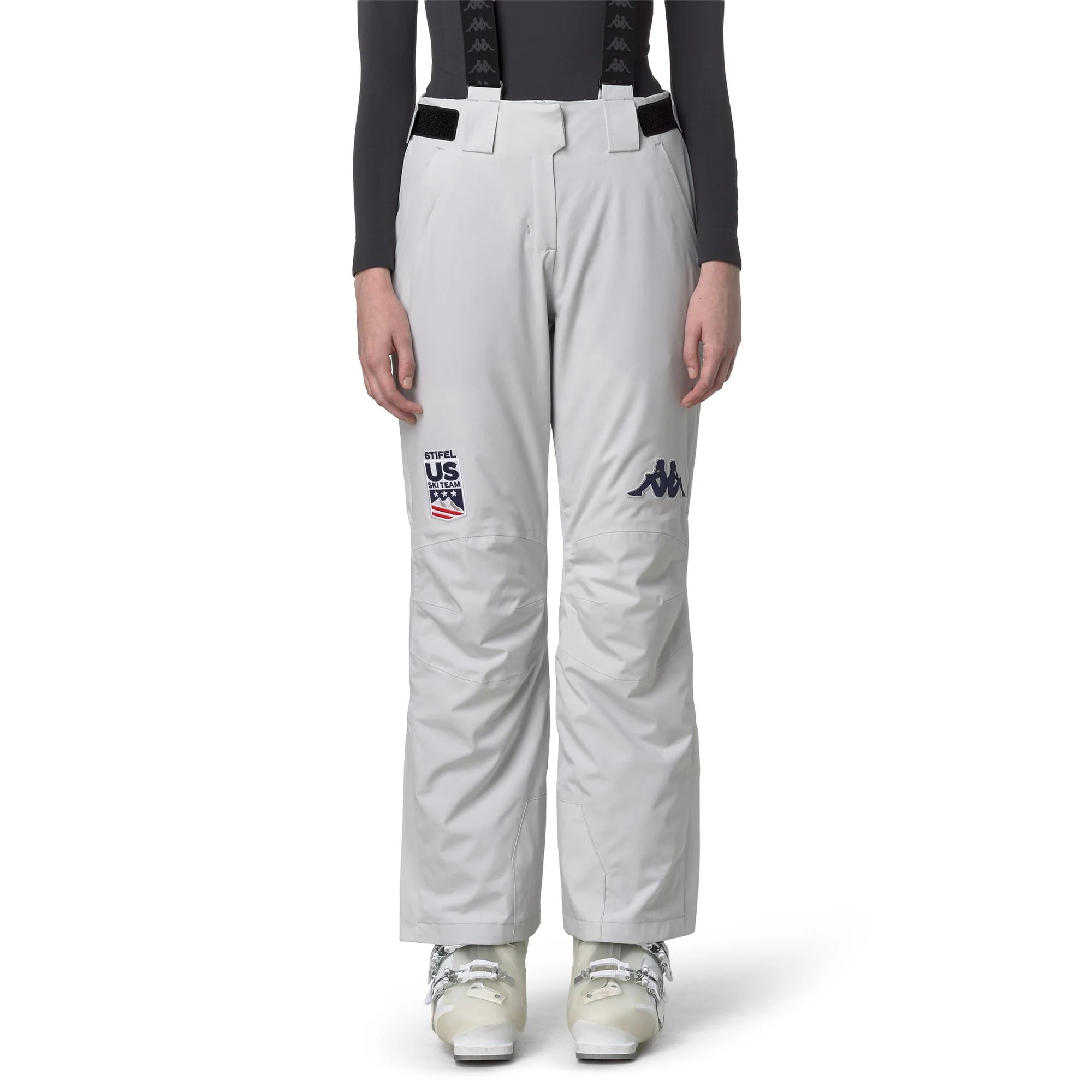 Kappa - Pantaloni Donna Grigio - 8Cento 834 Us