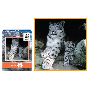 WWF PUZZLE - LEOPARDOS 100 PIEZAS