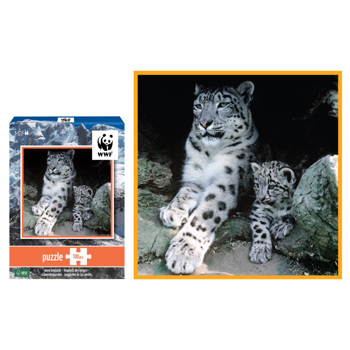WWF PUZZLE - LEOPARDOS 100 PIEZAS