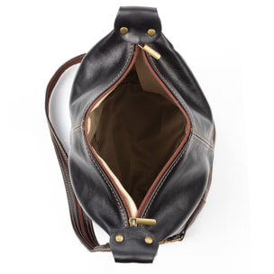 Borsa a spalla Alvito Donna. Vera pelle Sauvage.