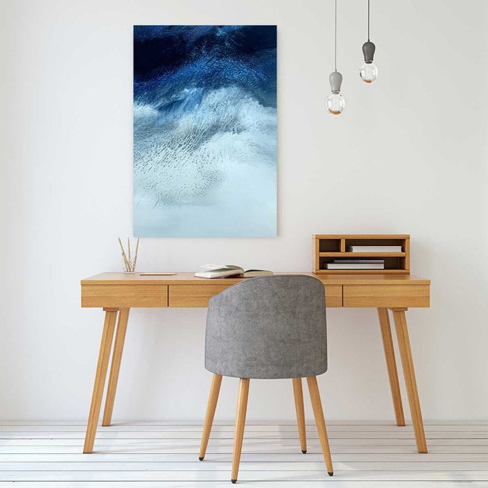 Tableau bleu rivage Toile imprimée