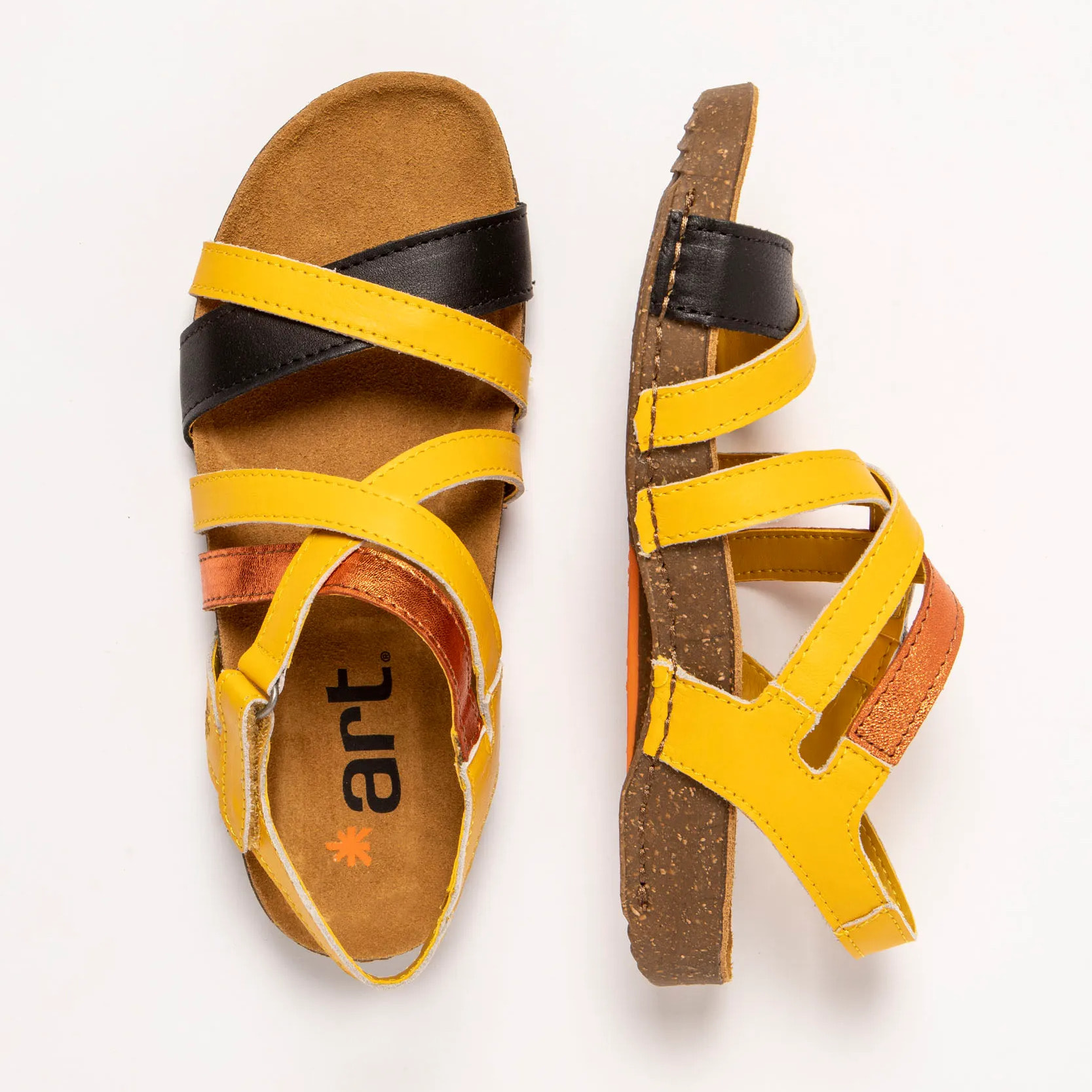 Sandalias 1116 MULTI LEATHER MULTI YELLOW /I BREATHE color Multi yellow