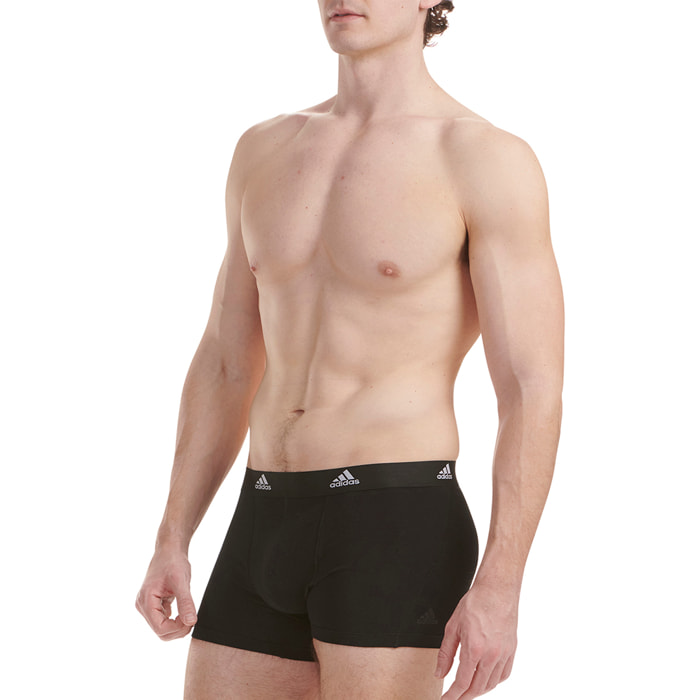 Lot de 3 boxers homme Active Flex Coton Adidas-Noir