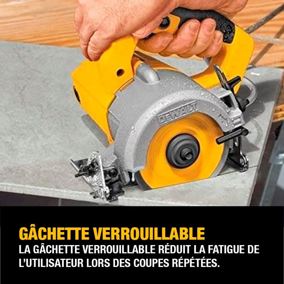 Scie circulaire à matériaux 1300 W - 110 mm - DEWALT - DWC410-QS