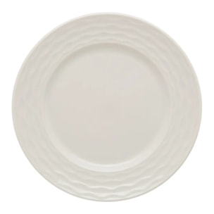Service de table Paloma 12 pièce(s) blanc D27,2xH2,2cm