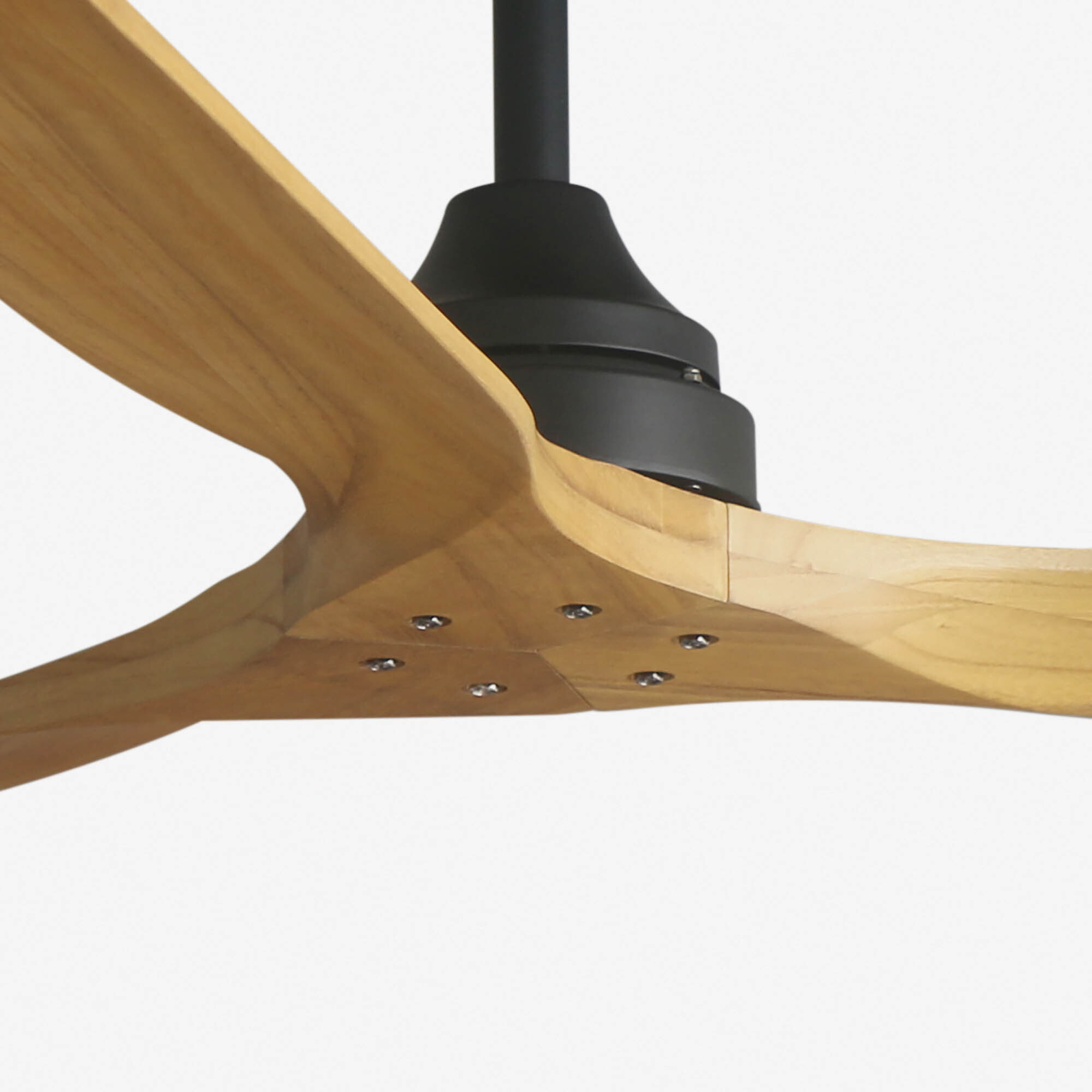 ALO L Ventilatore a soffitto nero/legno