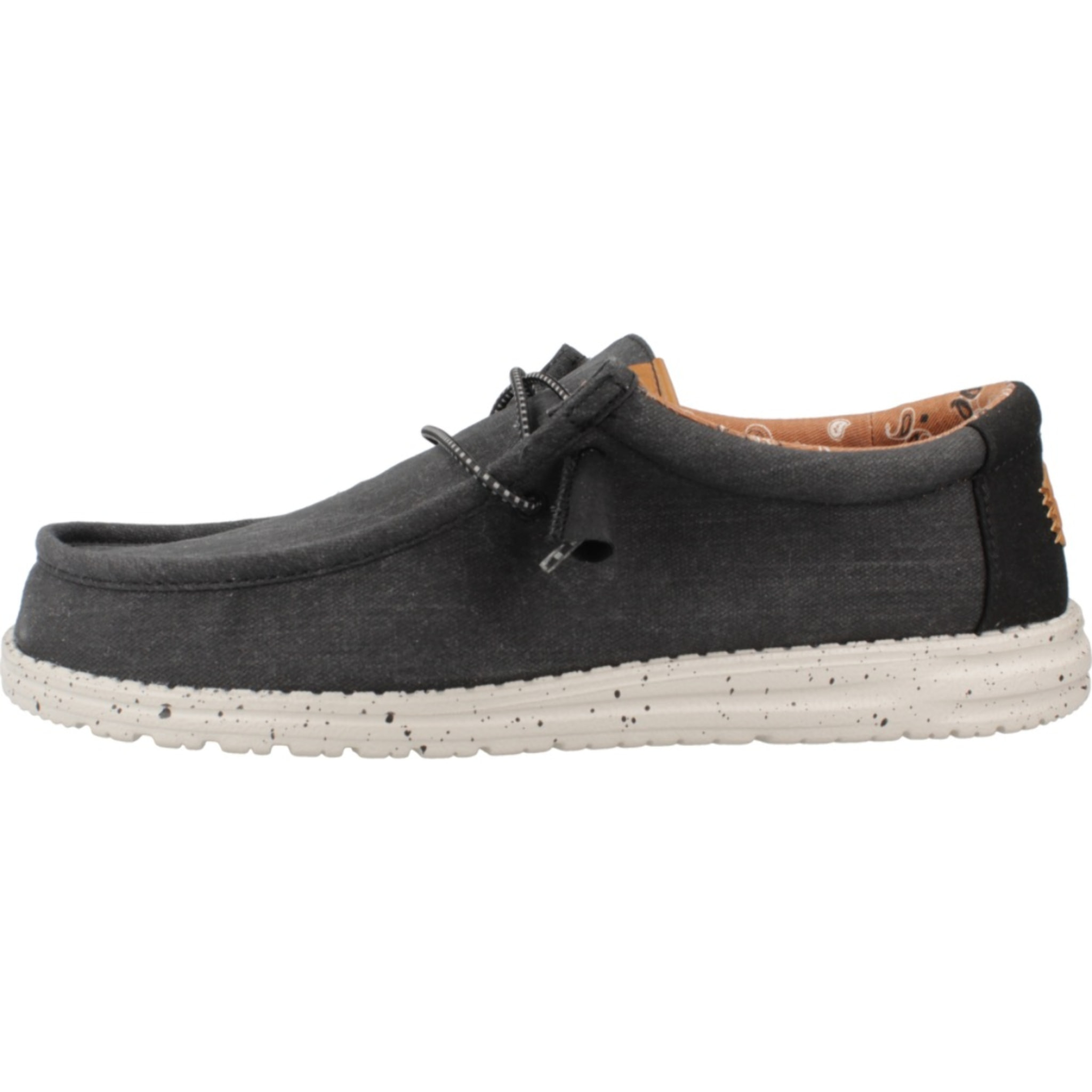 Informales Hombre de la marca HEY DUDE  modelo WALLY WASHED CANVAS Black