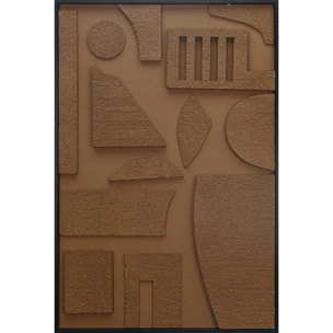 Toile 3D Jilani marron 60x90cm