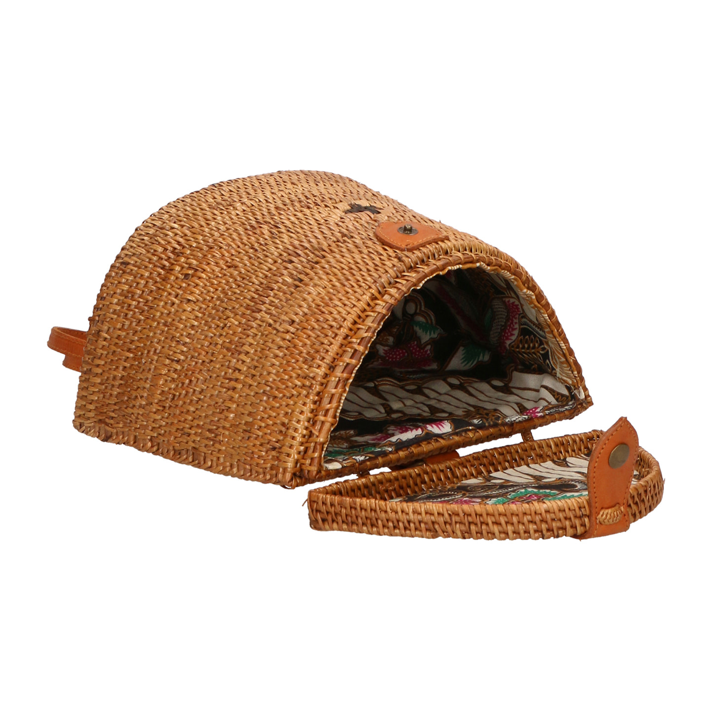 Zaino da Donna Leandra in Rattan Prodotto Vegano 11x24x7 cm