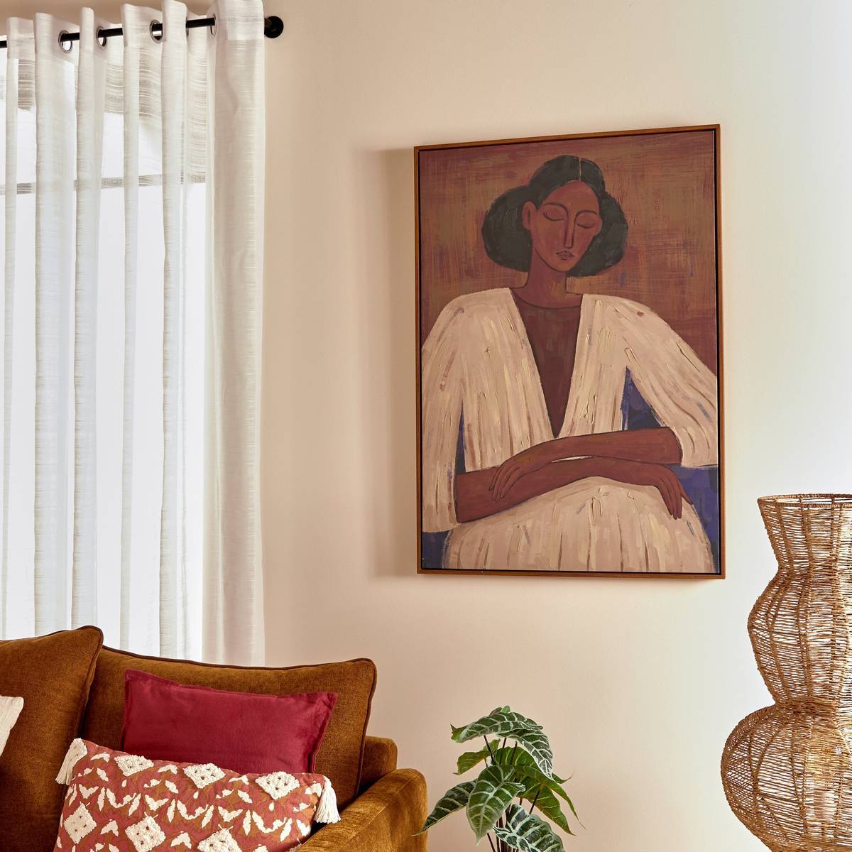 Toile peinte Aicha 70x100cm